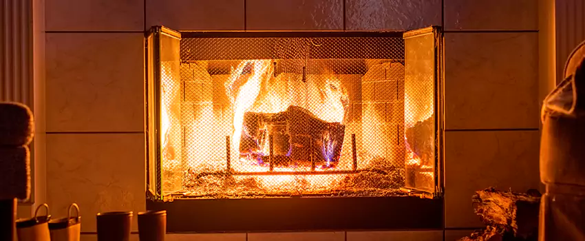 Mendota Hearth Landscape Fireplace Installation in Eastpointe, Michigan