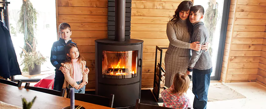 Morso Cast Iron Fireplace Insert Installation in Eastpointe, Michigan
