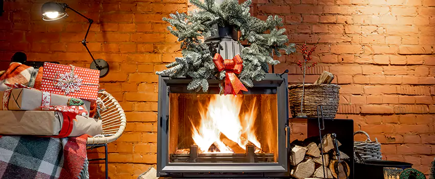 Travis Industries Linear Gas Fireplace Installation in Eastpointe, Michigan
