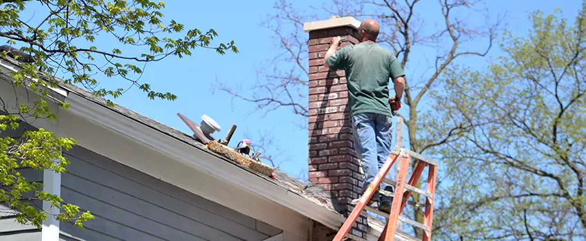 Vinyl and PVC Chimney Flashing Installation in Eastpointe, MI