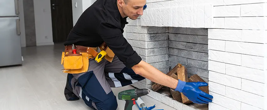 Fireplace Damaged Damper Frame Repair Services in Eastpointe, Michigan