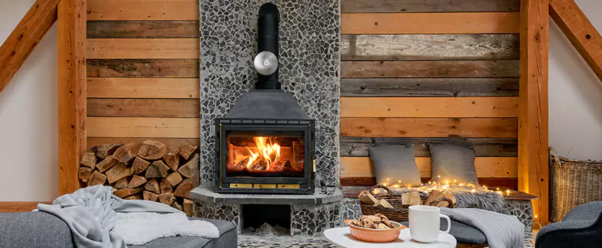 Thelin Hearth Products Direct Vent Gas Stove Fireplace Inspection in Eastpointe, Michigan